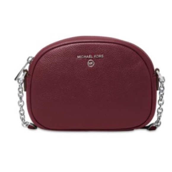 MICHAEL Michael Kors Handbags - Michael Kors Merlot Jet Set Mini Camera Bag.